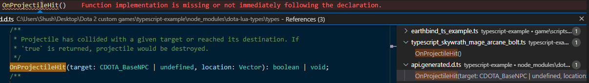 Generated Types Parameters