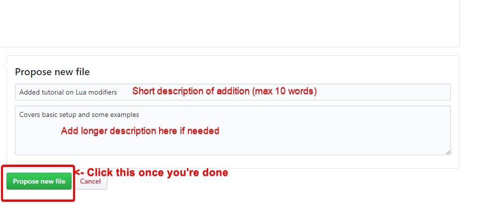 Submit your tutorial